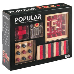 Комплект мини игри 5 в 1 Woody Popular Комплект мини игри 5 в 1 Woody Popular