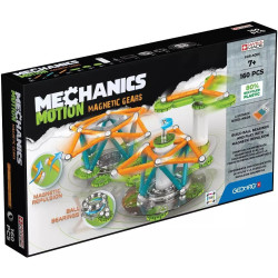 Магнитен конструктор Geomag - Mechanics Motion Magnetic Gears, 160 части Магнитен конструктор Geomag - Mechanics Motion Magnetic Gears, 160 части