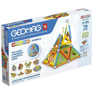 Mагнитен конструктор Geomag - Supercolor, 78 части