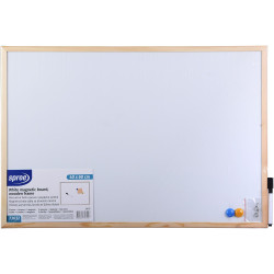 Магнитна бяла дъска Spree - 60 х 90 cm, с аксесоари