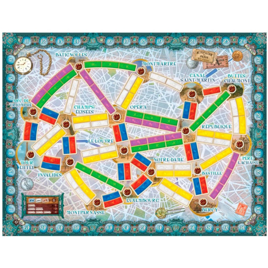 Настолна игра Ticket To Ride: Paris - българско издание