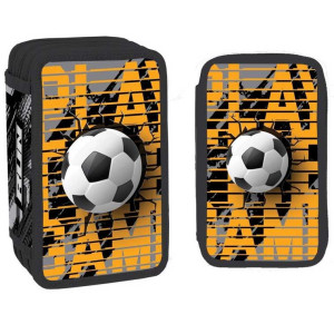 Несесер с пособия S. Cool - Football, с 3 ципа, 38 части