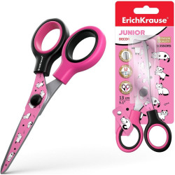 Ножици Erich Krause - Junior Decor Cats, 13 cm