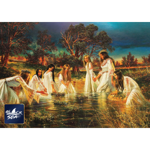 Пъзел Black Sea Premium от 1000 части - Еньовден, Васил Горанов