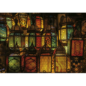 Пъзел Educa от 1000 части - Колаж от фенери