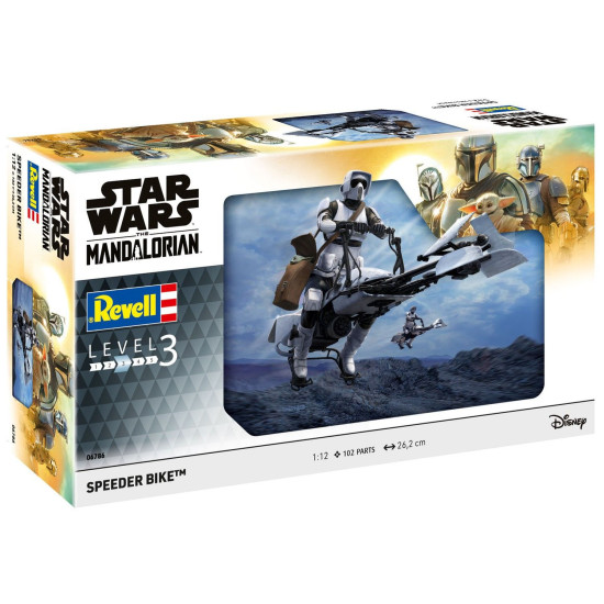 Сглобяем модел Revell Космически: The Mandalorian - Speeder Bike