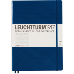 Тефтер Leuchtturm1917 Master Slim - А4+, линиран, Navy