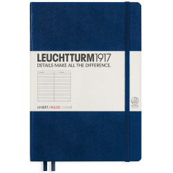 Тефтер Leuchtturm1917 Medium - A5, син, страници на редове