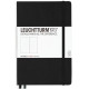 Тефтер Leuchtturm1917 Notebook Medium А5 - Черен, бели страници