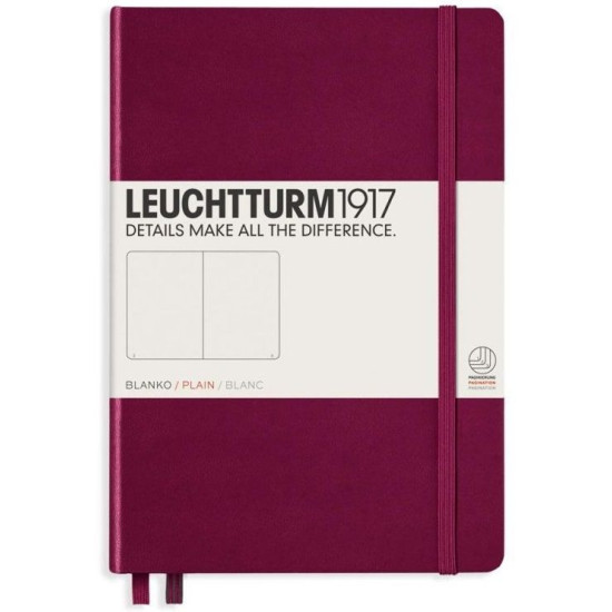 Тефтер Leuchtturm1917 Notebook Medium А5 - Лилав, страници на точки