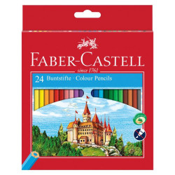 Цветни моливи Faber Castell, 24 цвята Цветни моливи Faber Castell, 24 цвята