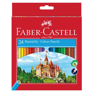Цветни моливи Faber Castell, 24 цвята