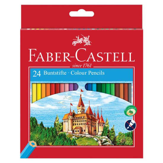 Цветни моливи Faber Castell, 24 цвята