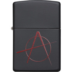 Запалка Zippo - Анархия, матирана