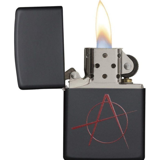 Запалка Zippo - Анархия, матирана