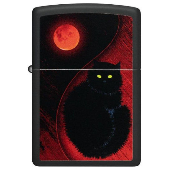 Запалка Zippo - Black Cat Design