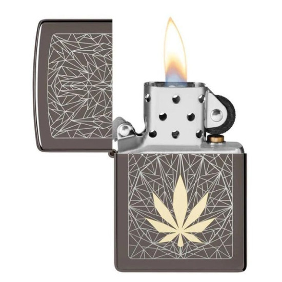 Запалка Zippo - Cannabis Leaf Design