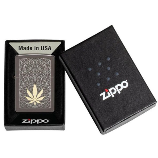 Запалка Zippo - Cannabis Leaf Design