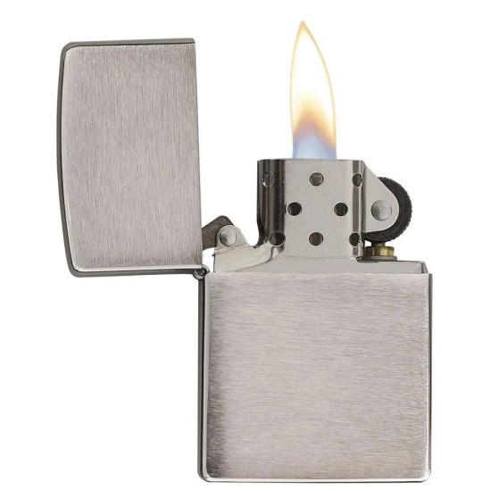 Запалка Zippo Brushed Chrome - класическа, за персонализиране