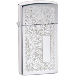 Запалка Zippo Slim - Venetian Polished Chrome