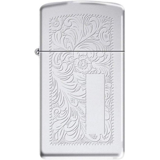 Запалка Zippo Slim - Venetian Polished Chrome