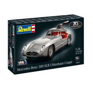 Сглобяем модел, Revell, Подаръчен комплект автомобил Mercedes-Benz 300 SLR, 124 части