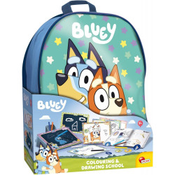 Творчески комплект, Lisciani, Bluey, 2 в 1 раница с комплект за рисуване Творчески комплект, Lisciani, Bluey, 2 в 1 раница с комплект за рисуване