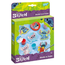 Totum Disney Stitch Комплект за моделиране и оцветяване Totum Disney Stitch Комплект за моделиране и оцветяване