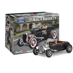 Сглобяем модел, Revell, Автомобил 1929 Ford Model A Roadster, 149 части Сглобяем модел, Revell, Автомобил 1929 Ford Model A Roadster, 149 части