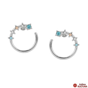 Обеци Anekke посребрени