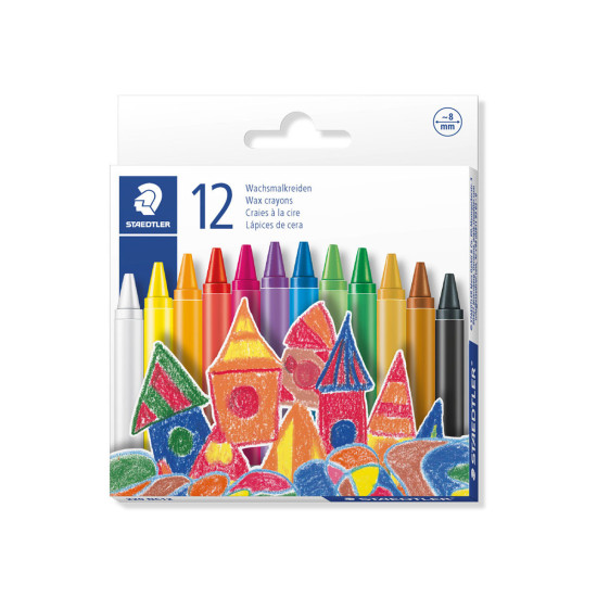 Пастели Staedtler Noris 220 08, 12 цвята