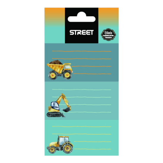 Етикети за тетрадка Street Construct Етикети за тетрадка Street Construct