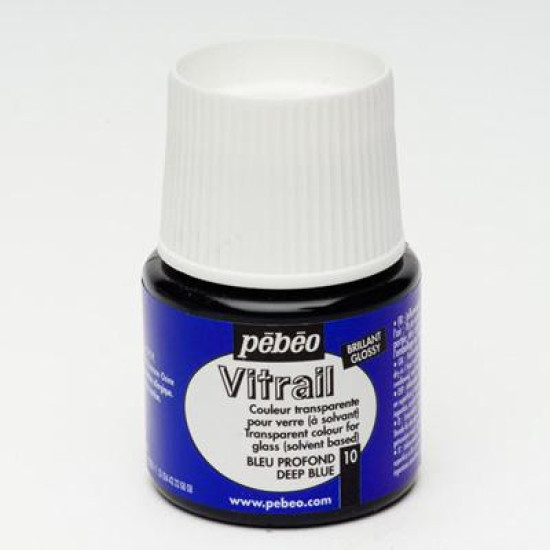 Боя за стъкло Vitrail Deep Blue 45 ml