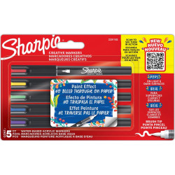 Комплект акрилни маркери Sharpie Creative Brush Tip, 5 цвята Комплект акрилни маркери Sharpie Creative Brush Tip, 5 цвята