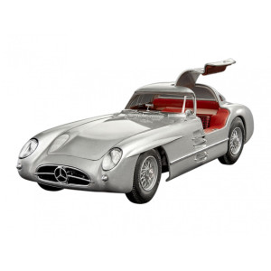Сглобяем модел, Revell, Подаръчен комплект автомобил Mercedes-Benz 300 SLR, 124 части