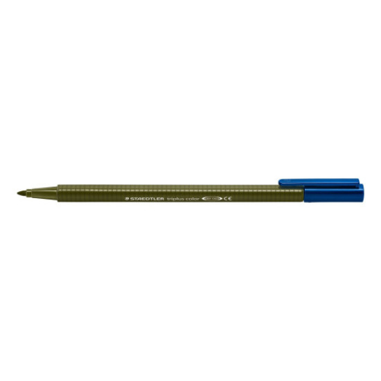 Флумастри Staedtler 323, триъгълни, маслено зелен