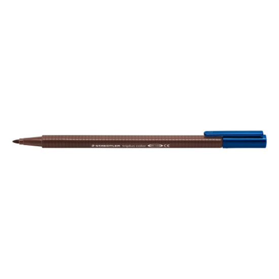 Флумастри Staedtler 323, триъгълни, кафяв