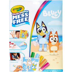 Crayola Магическа книжка за оцветяване Bluey и 4 маркера Crayola Магическа книжка за оцветяване Bluey и 4 маркера