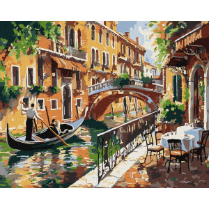 Ideyka Комплект с акрилни бои 40Х50 "Венеция" 