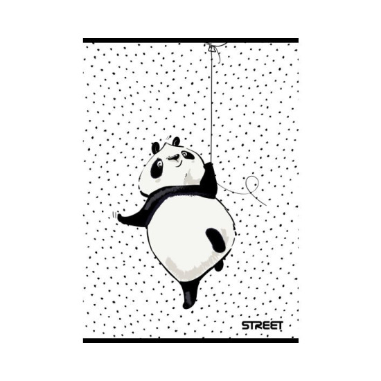 Тетрадка Street Black & White А4, 60 листа с широки редове Тетрадка Street Black & White А4, 60 листа с широки редове