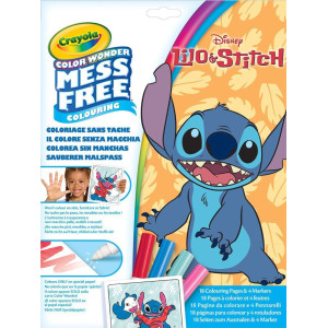 Книжка за оцветяване „Lilo & Stitch“,18 страници + 4 флумастера