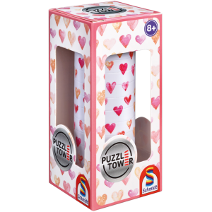 3D пъзел Tower puzzle - Hearts
