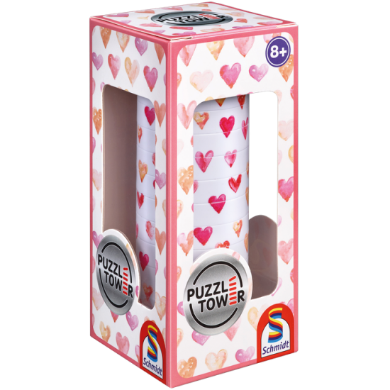3D пъзел Tower puzzle - Hearts | SCHMIDT