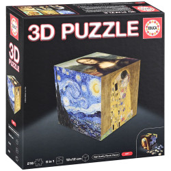 3D Пъзел Educa от 6 x 36 части - Изкуство 3D Пъзел Educa от 6 x 36 части - Изкуство
