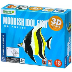 3D пъзел Thames & Kosmos - Риба Мавритански идол, 18 части 3D пъзел Thames & Kosmos - Риба Мавритански идол, 18 части