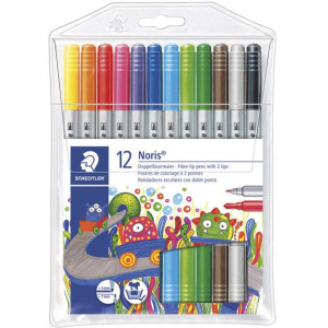 Флумастери Staedtler, двувърхи