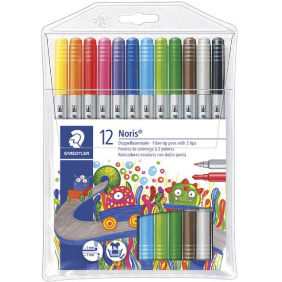 Флумастери Staedtler, двувърхи