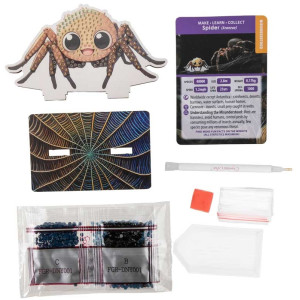 Комплект за диамантена бродерия, Craft Buddy, Crystal Art Buddies, Паяк, 7 части