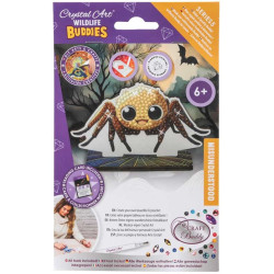 Комплект за диамантена бродерия, Craft Buddy, Crystal Art Buddies, Паяк, 7 части