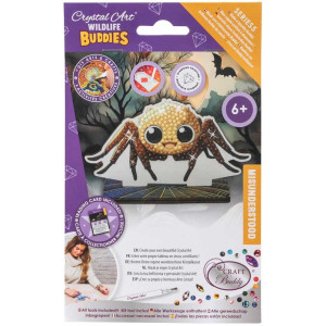 Комплект за диамантена бродерия, Craft Buddy, Crystal Art Buddies, Паяк, 7 части